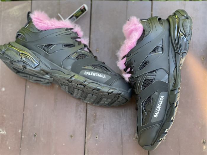 Balenciaga three generations of black and pink hair（7-12 work day deliver）