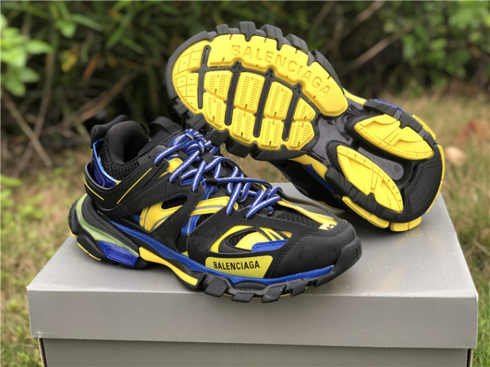 Balenciaga 3.0 black, blue and yellow color scheme（7-12 work day deliver）