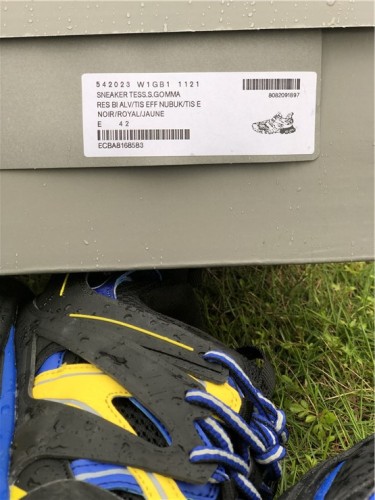 Balenciaga 3.0 black, blue and yellow color scheme（7-12 work day deliver）
