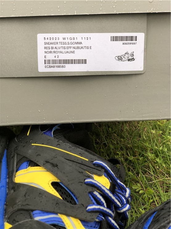 Balenciaga 3.0 black, blue and yellow color scheme（7-12 work day deliver）
