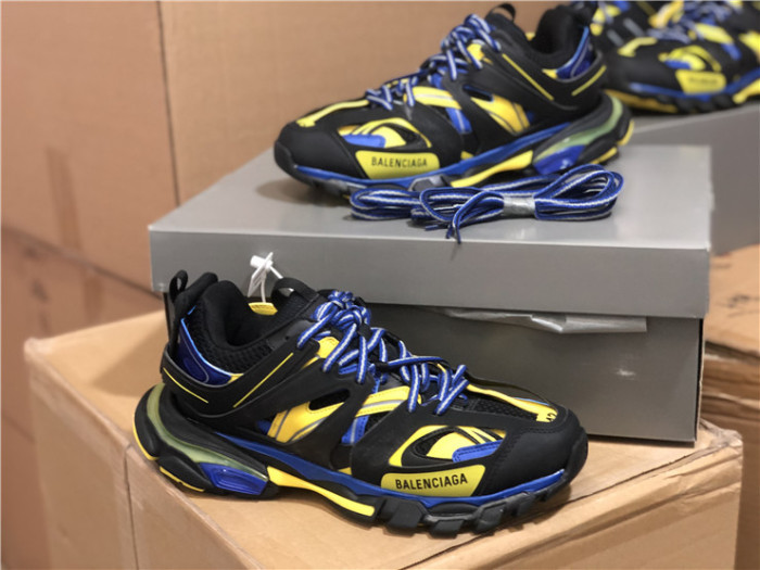 Balenciaga 3.0 black, blue and yellow color scheme（7-12 work day deliver）