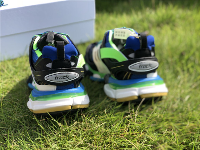 Balenciaga 3.0 retro dad shoes corporate black, blue and green color matching（7-12 work day deliver）