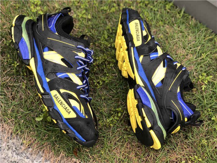 Balenciaga 3.0 black, blue and yellow color scheme（7-12 work day deliver）