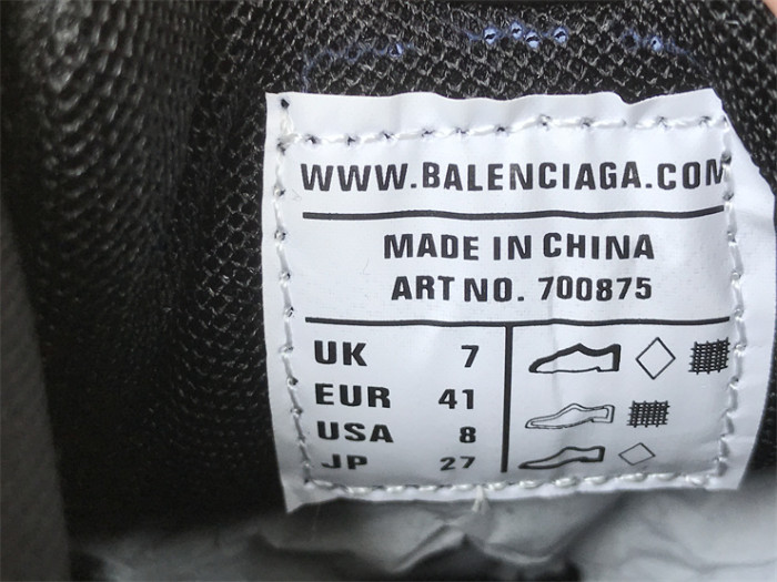 Balenciaga low-top black and silver（7-12 work day deliver）