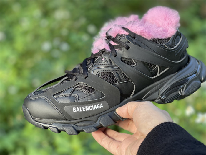 Balenciaga three generations of black and pink hair（7-12 work day deliver）