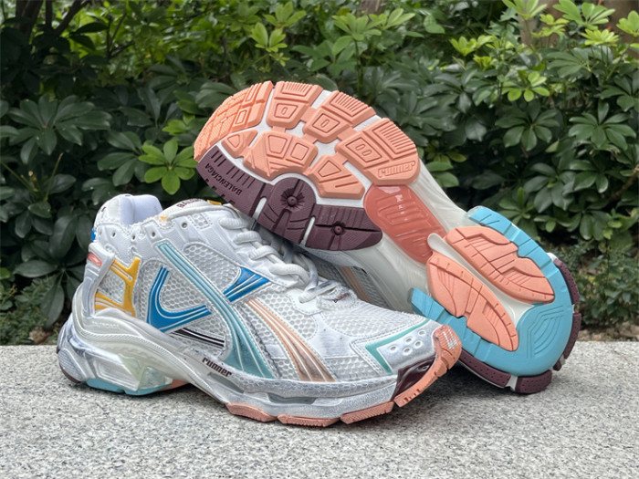 Balenciaga 7.5 white, blue and yellow（7-12 work day deliver）