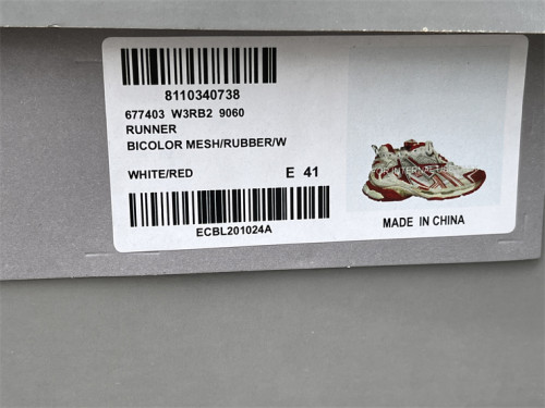 Balenciaga 7.0 white and red（7-12 work day deliver）