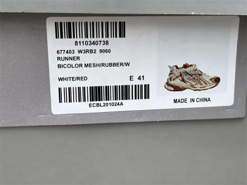 Balenciaga 7.0 white and red（7-12 work day deliver）