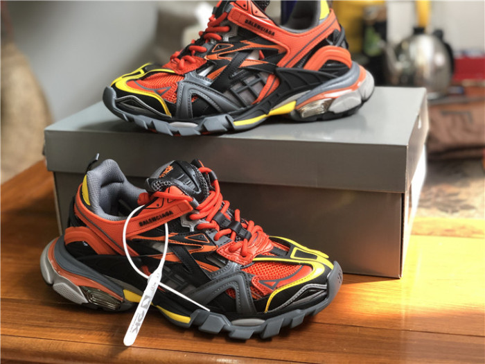 Balenciaga 4.0 black, orange and yellow color scheme（7-12 work day deliver）