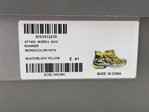 Balenciaga 7.0 black and yellow（7-12 work day deliver）