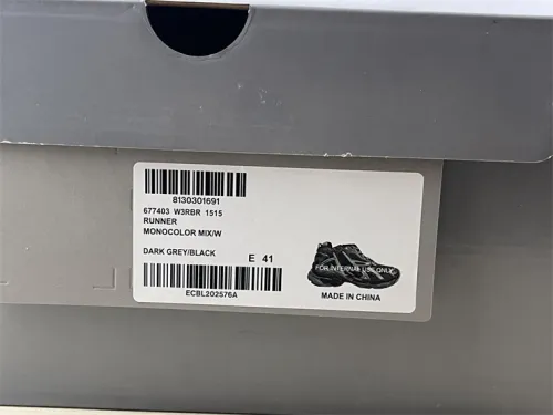 Balenciaga 7.0 black grey（7-12 work day deliver）