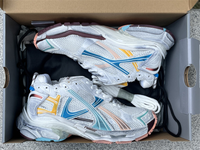 Balenciaga 7.5 white, blue and yellow（7-12 work day deliver）