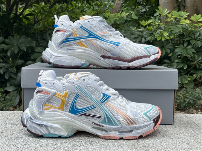 Balenciaga 7.5 white, blue and yellow（7-12 work day deliver）