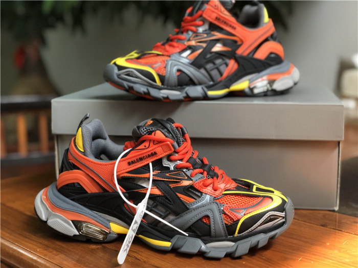 Balenciaga 4.0 black, orange and yellow color scheme（7-12 work day deliver）