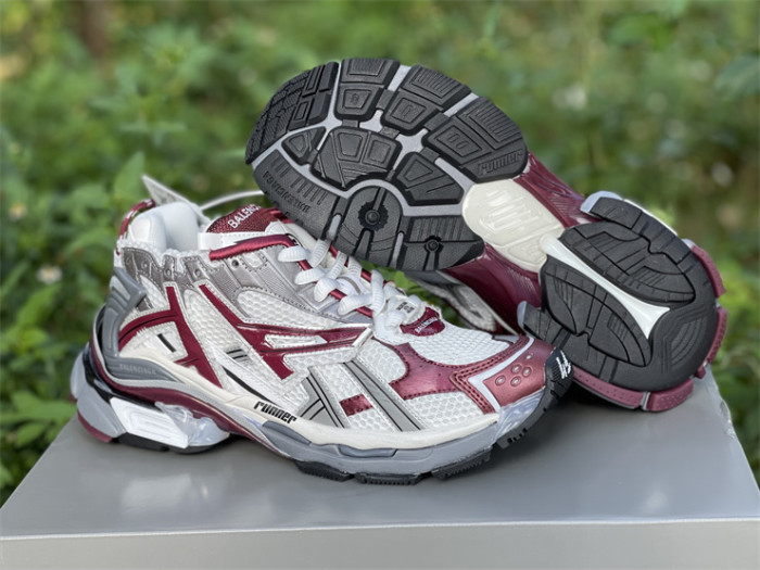 Balenciaga Sneaker white, gray and red color（7-12 work day deliver）