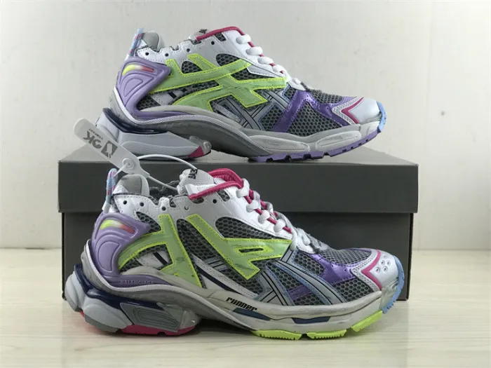 Balenciaga 7.0 gray purple fluorescent green（7-12 work day deliver）