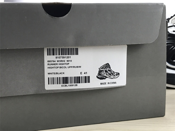 Balenciaga 7.0 high top white and black（7-12 work day deliver）