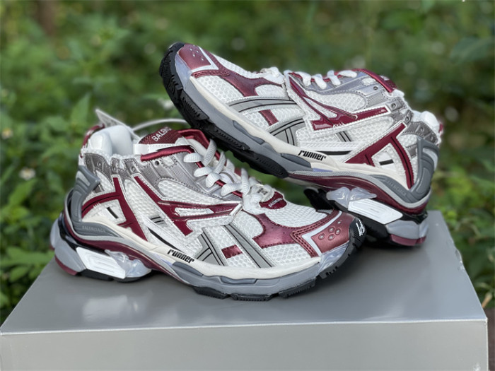 Balenciaga Sneaker white, gray and red color（7-12 work day deliver）