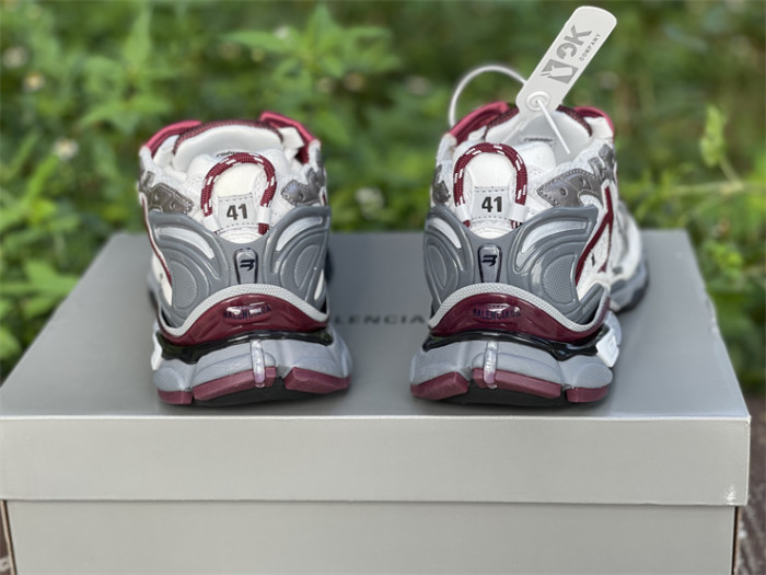 Balenciaga Sneaker white, gray and red color（7-12 work day deliver）