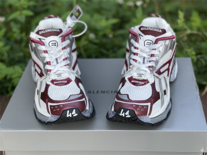 Balenciaga Sneaker white, gray and red color（7-12 work day deliver）