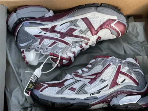 Balenciaga Sneaker white, gray and red color（7-12 work day deliver）