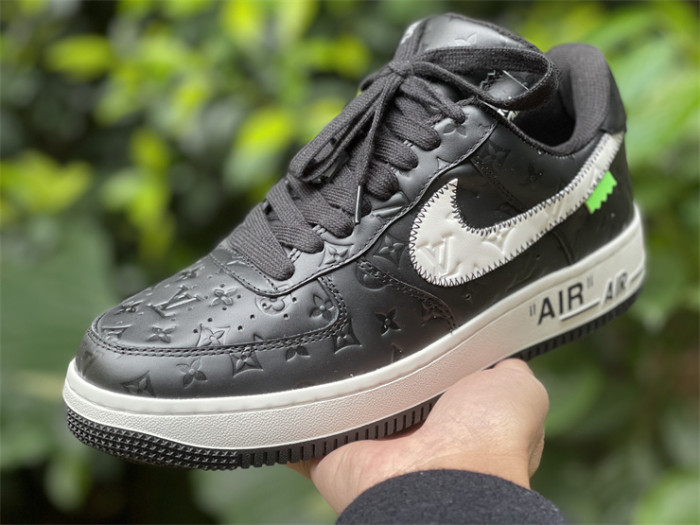 LOUIS VUITTON × Nike Air Force 1 Low Black（7-12 work day deliver）