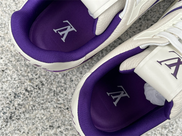 Louis Vuitton Trainer White Purple（7-12 work day deliver）