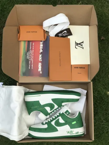 Air Force LV Alliance White and Green Color（7-12 work day deliver）