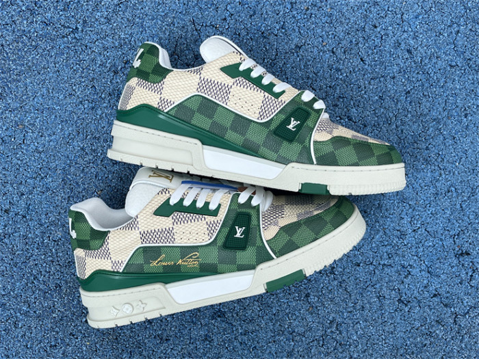 LV white and green checkerboard（7-12 work day deliver）