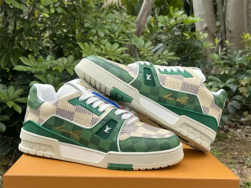 LV white and green checkerboard（7-12 work day deliver）