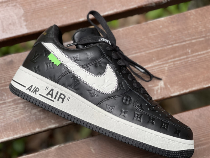 LOUIS VUITTON × Nike Air Force 1 Low Black（7-12 work day deliver）