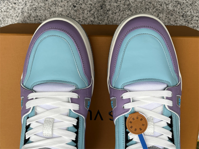 LV sneakers purple blue（7-12 work day deliver）