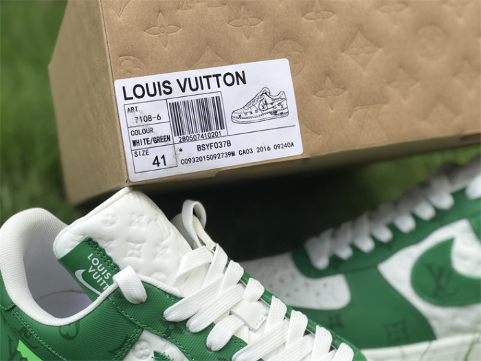 Air Force LV Alliance White and Green Color（7-12 work day deliver）