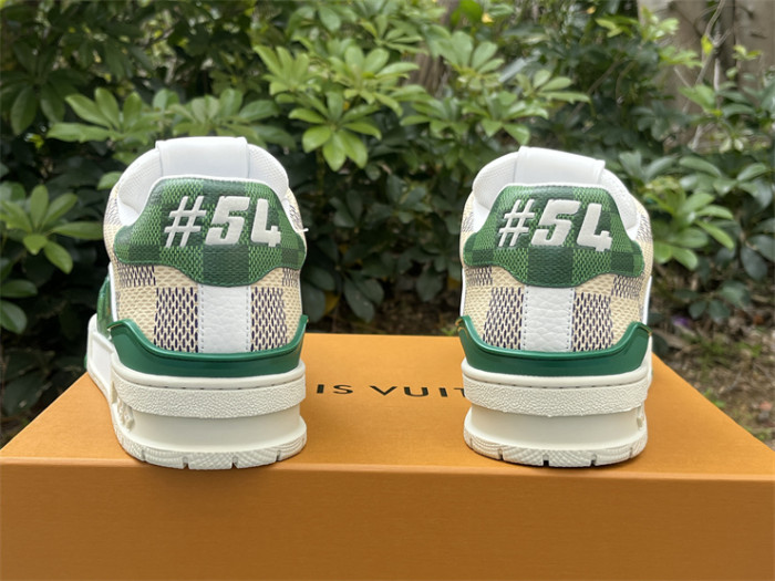 LV white and green checkerboard（7-12 work day deliver）
