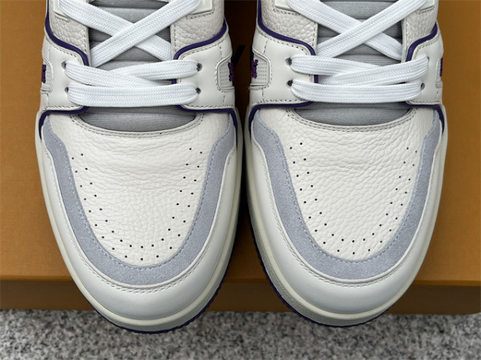 Louis Vuitton Trainer White Purple（7-12 work day deliver）