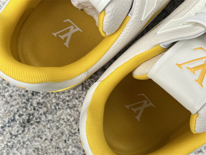 Louis Vuitton Trainer White and Yellow（7-12 work day deliver）