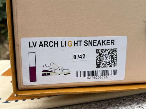 Louis Vuitton Trainer White Purple（7-12 work day deliver）