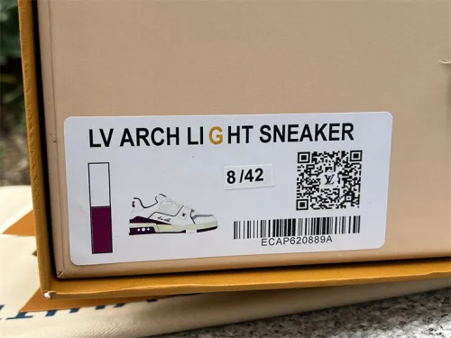 Louis Vuitton Trainer White Purple（7-12 work day deliver）