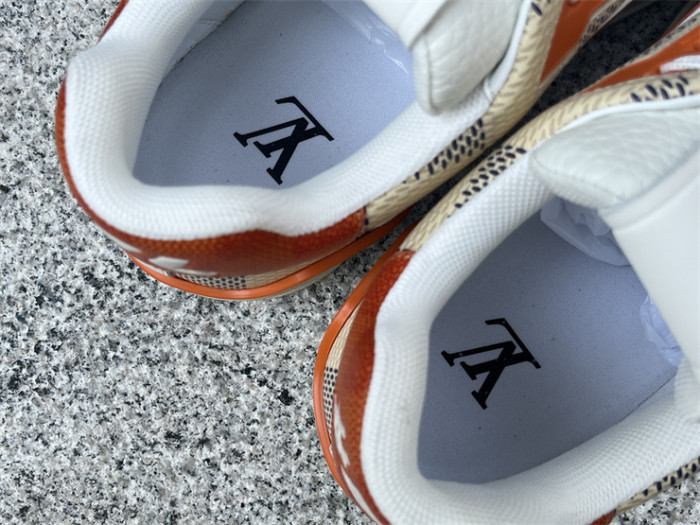 LV white and orange checkerboard（7-12 work day deliver）