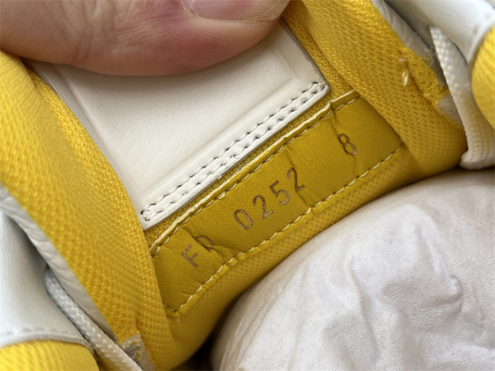 Louis Vuitton Trainer White and Yellow（7-12 work day deliver）