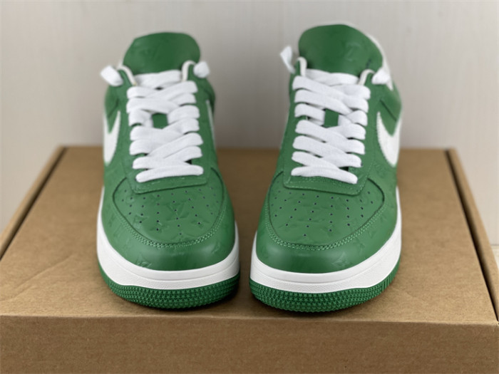 LOUIS VUITTON × Nike Air Force 1 Low White Green（7-12 work day deliver）