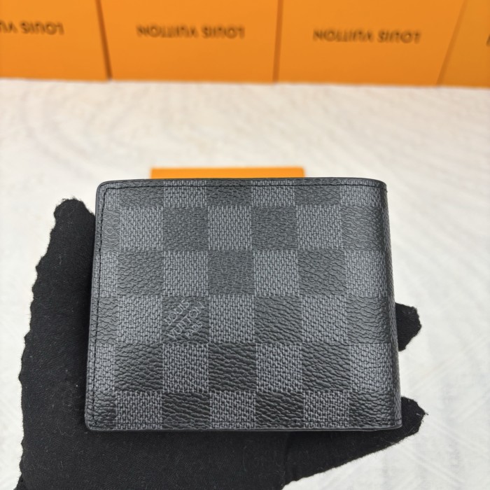 Q04：Louis Vuitton Multiple Wallet in Damier Graphite Canvas