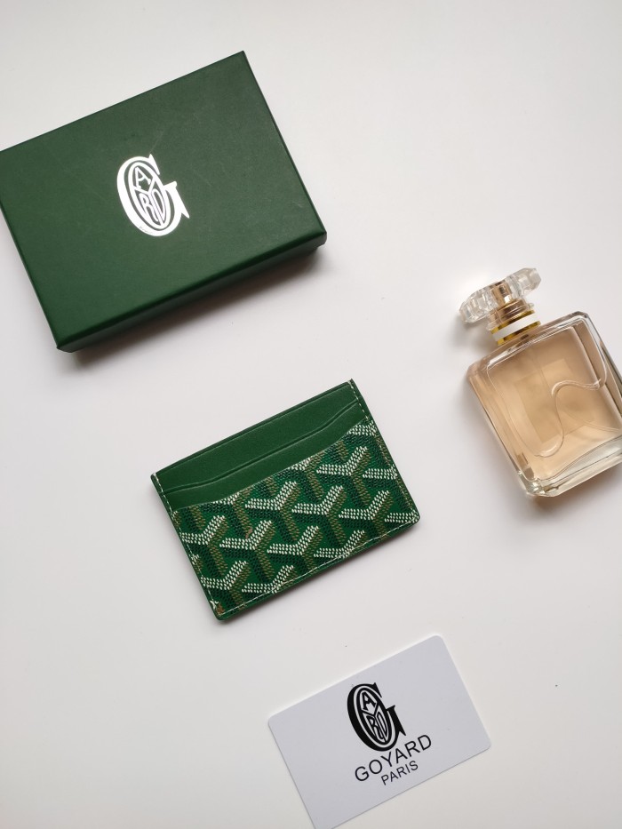 Q17：Goyard Saint-Sulpice Card Wallet Green