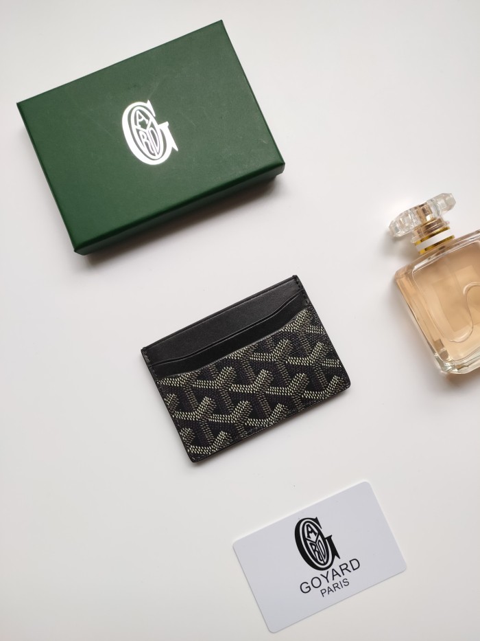 Q18：Goyard Saint-Sulpice Card Wallet Black