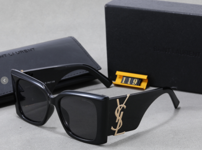 G02：Saint Laurent YSL Oversized Square Sunglasses