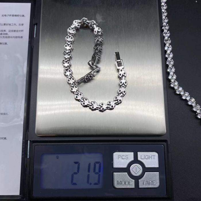 Zircon Silver Bracelet