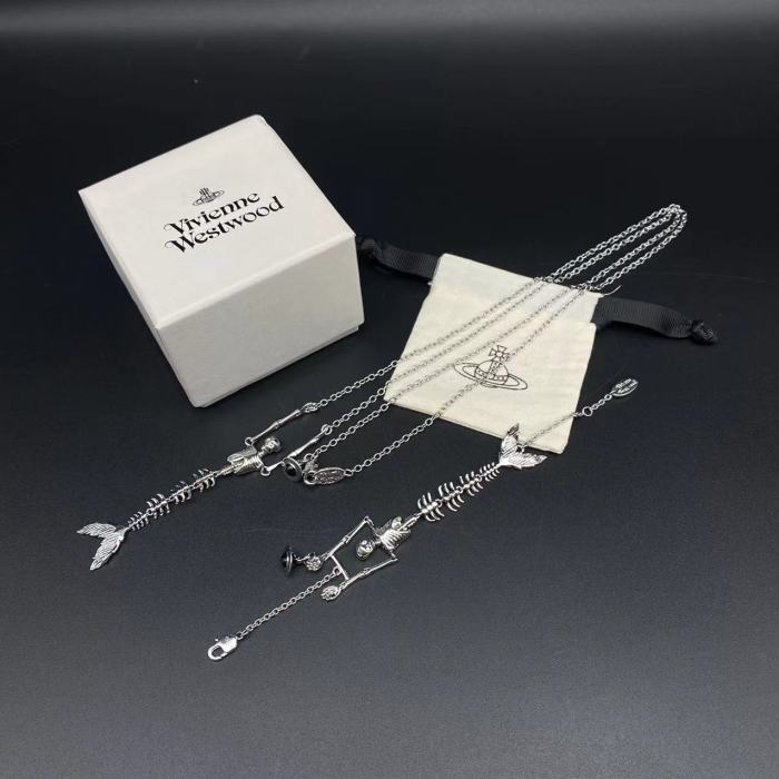 Mermaid Skeleton Bracelet/Necklace