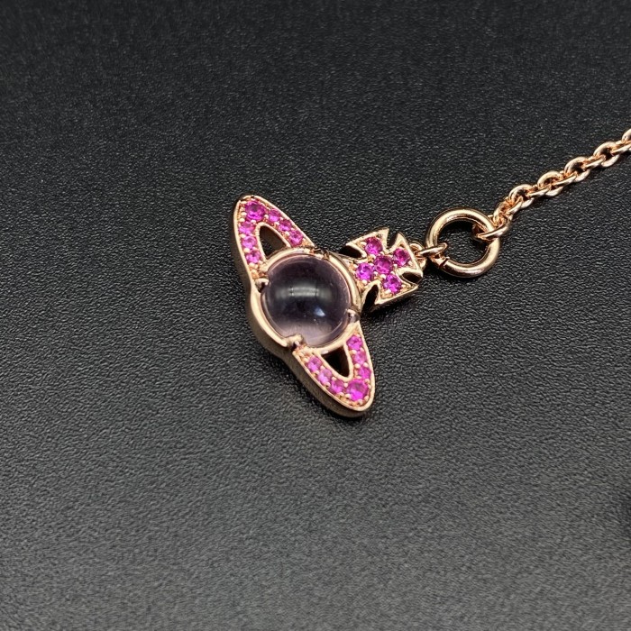 Bicolor Little Saturn Bracelet Necklace