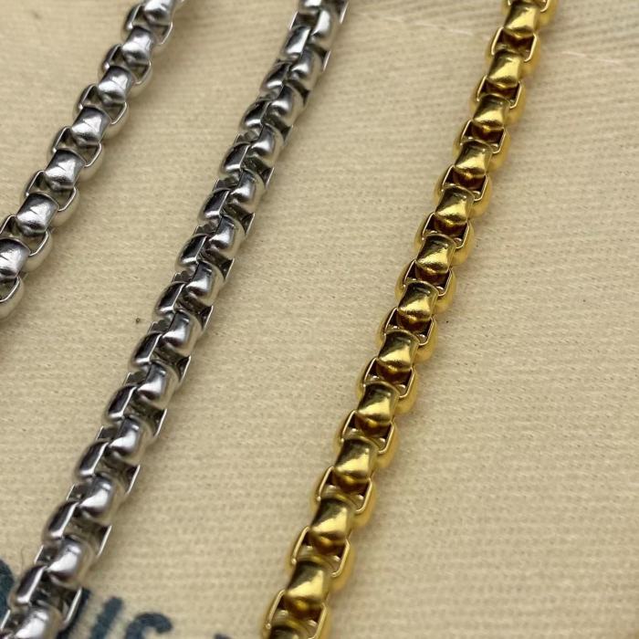 Gold Silver Chain Necklace