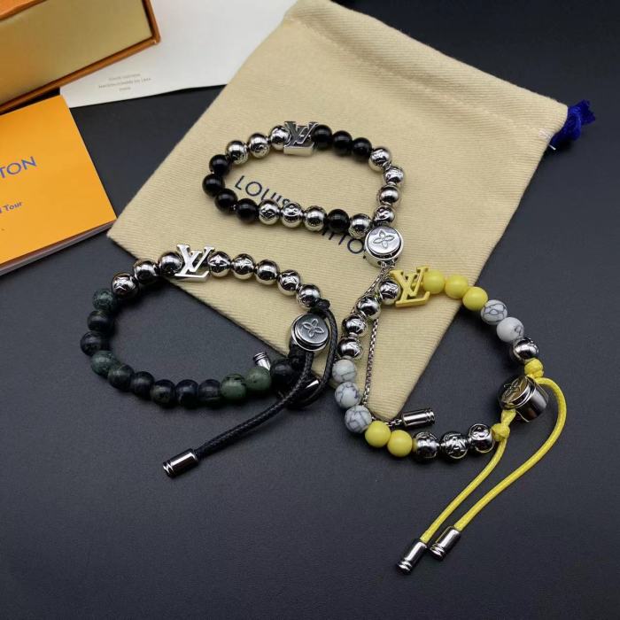 Tricolor Bead Bracelet